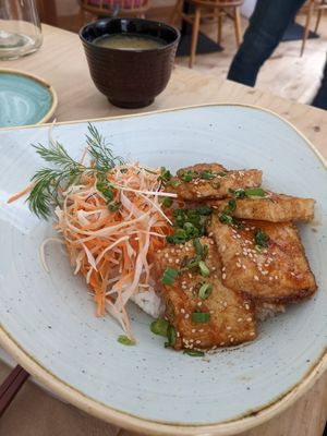 tofu teriyaki at Harajuku Kitchen in Edinburgh