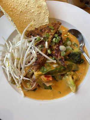 Amazing curry!!  at Laughing Seed Cafe in Asheville