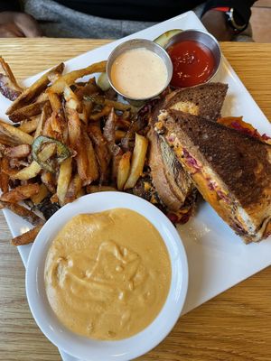 Ruben 🥪   at Laughing Seed Cafe in Asheville