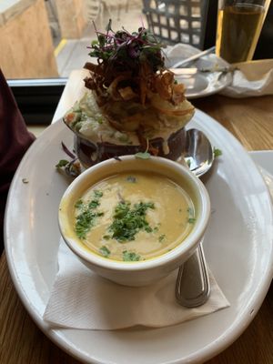 Farmer’s Pie  at Laughing Seed Cafe in Asheville