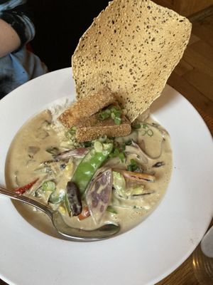 Thai Panang Curry   at Laughing Seed Cafe in Asheville