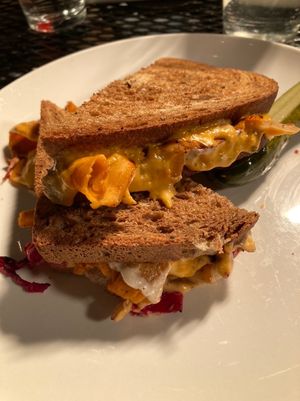 Sweet potato Reuben  at Laughing Seed Cafe in Asheville