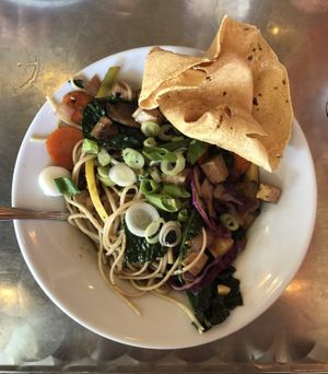   at Laughing Seed Cafe in Asheville