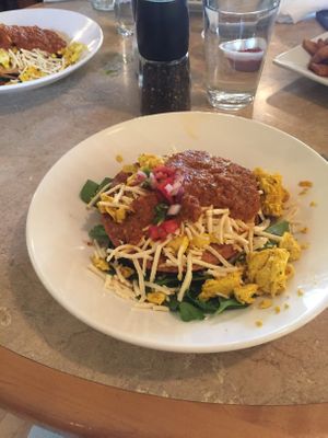   at Laughing Seed Cafe in Asheville