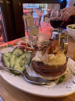 Farmer’s Pie  at Laughing Seed Cafe in Asheville