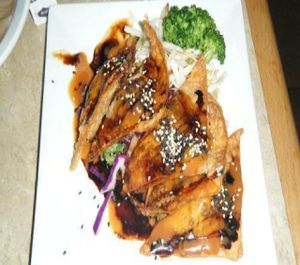 Vegan appetizer at Laughing Seed Cafe in Asheville