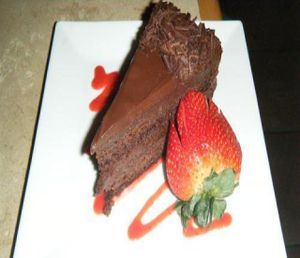 VEGAN dessert! at Laughing Seed Cafe in Asheville