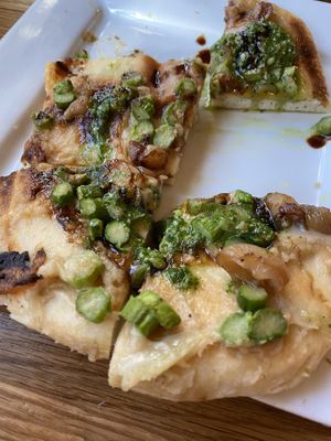 Flatbread  at Laughing Seed Cafe in Asheville