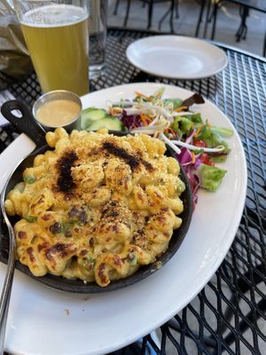 Mac and cheese  at Laughing Seed Cafe in Asheville