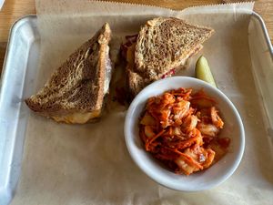   at Laughing Seed Cafe in Asheville