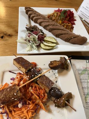   at Laughing Seed Cafe in Asheville