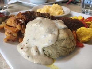 The Blue Plate  at Laughing Seed Cafe in Asheville