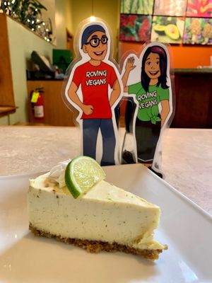 Must have the cheesecake. So good.  at Laughing Seed Cafe in Asheville