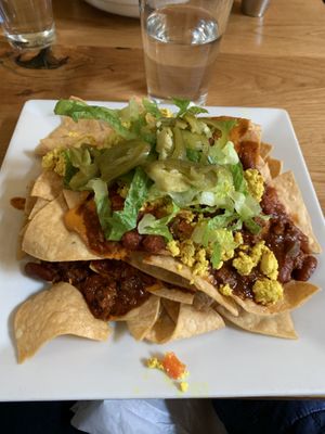 Breakfast Nachos at Laughing Seed Cafe in Asheville