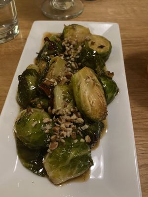 Brussel Sprouts  at Laughing Seed Cafe in Asheville