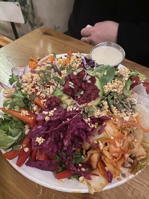 Salad  at Laughing Seed Cafe in Asheville