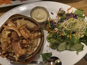 Farmers Pie at Laughing Seed Cafe in Asheville