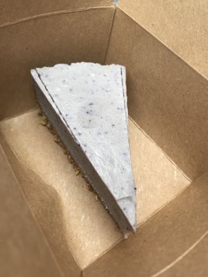 Vegan Berry Cheesecake 🤤😍 at Laughing Seed Cafe in Asheville