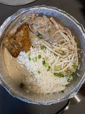 Curry at Laughing Seed Cafe in Asheville