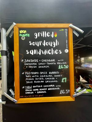 menu june 2021 at Plant the Seed in Hastings