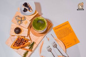 Set of the day at Sweetless Cafe - Phahon 19 in Bangkok