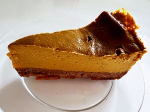 Pumpkin pie (delivery )  at Sweetless Cafe - Phahon 19 in Bangkok