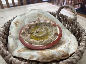 Baba Ghanouj  at Syrian Pie in Glasgow