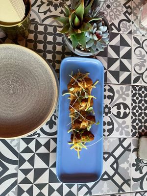 Stuffed jalapeños  at Rosa Mexicano in Williamstown