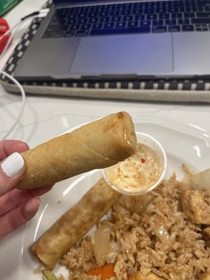 Watery sauce  at My Thai & Vegan in Irving