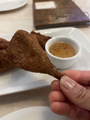 Vegan drum sticks  at My Thai & Vegan in Irving