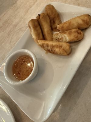 Spring rolls (served with 8 halves)  at My Thai & Vegan in Irving