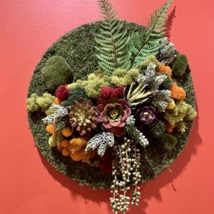 FLORAL WALL ART  at Arepitas in Round Rock