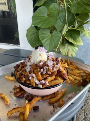 Chili fries. Ohhh! at Chef Tanya's Kitchen in Palm Desert