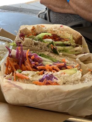 Veggie sandwich   at Chef Tanya's Kitchen in Palm Desert