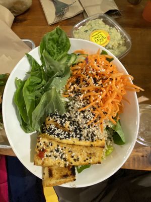 thai tofu salad 🥗   at Chef Tanya's Kitchen in Palm Desert