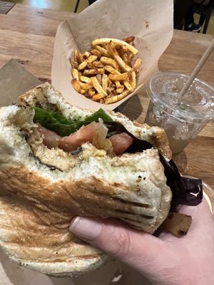 Could not think of a better, more delicious end to a full day of Joshua Tree desert hiking.  Found my oasis!  at Chef Tanya's Kitchen in Palm Desert