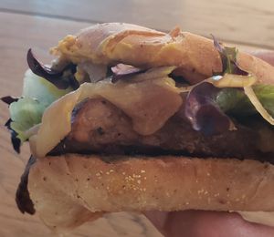 CTK  tempe sandwich with mustard at Chef Tanya's Kitchen in Palm Desert