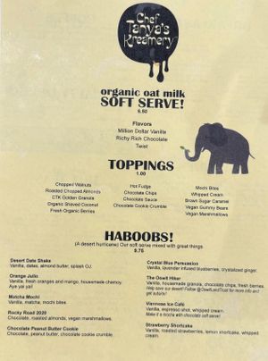 Desert  at Chef Tanya's Kitchen in Palm Desert