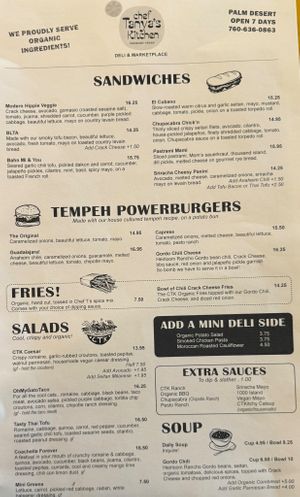  at Chef Tanya's Kitchen in Palm Desert