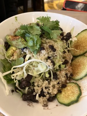 One of their delicious salads  at Chef Tanya's Kitchen in Palm Desert