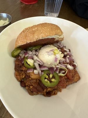 Gordo Chili Cheese Burger at Chef Tanya's Kitchen in Palm Desert