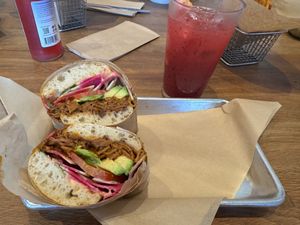 Torta Special w/Agua Fresca Special at Chef Tanya's Kitchen in Palm Desert