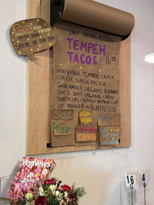 12/31/2024 Special at Chef Tanya's Kitchen in Palm Desert