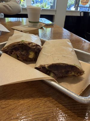 Breakfast burrito  at Chef Tanya's Kitchen in Palm Desert