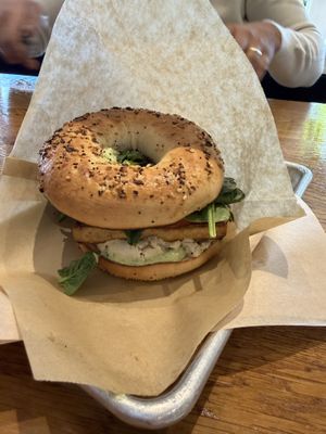 Breakfast bagel  at Chef Tanya's Kitchen in Palm Desert