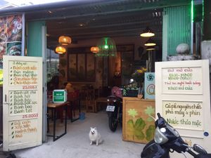 door  at Chay Dalat in Da Lat