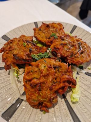 Pakoras vegetales at Royal Tandoori in Oviedo