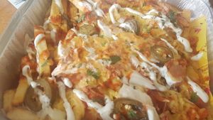 Loaded Fries at La Neta in Preston