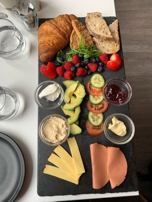 Frukost sharing board  at FIKA Dundee in Dundee
