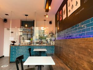 Interior of cafe  at FIKA Dundee in Dundee